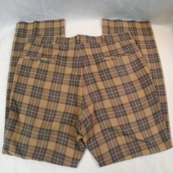 wool plaid pants mens